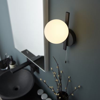 Endon 94081 - SPA badeværelsesvæglampe 1xG9/3W/230V IP44 sort