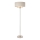 Endon 94359 - Gulvlampe HIGHCLERE 3xE14/40W/230V beige/skinnende krom diameter 47 cm