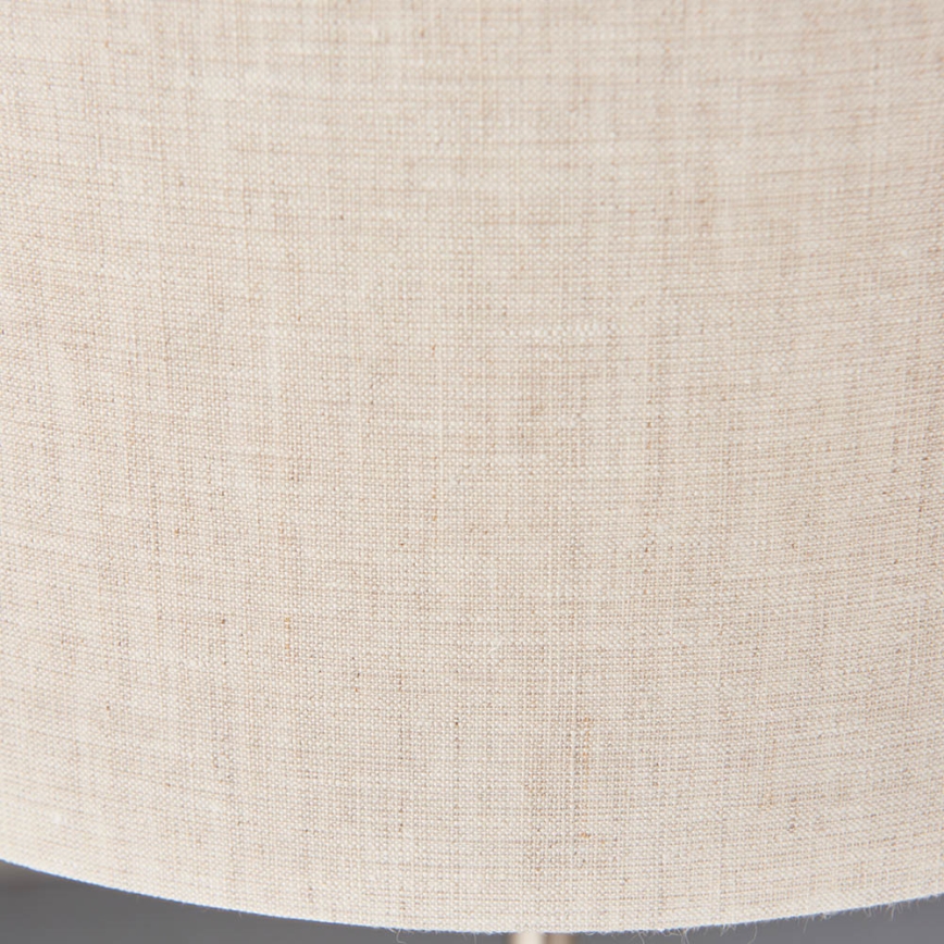 Endon 94369 - Bordlampe HIGHCLERE 3xE14/18W/230V beige/mat krom