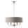 Endon 94373 - Pendel med kædeophæng HIGHCLERE 6xE14/40W/230V grå/skinnende krom