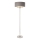 Endon 94378 - Gulvlampe HIGHCLERE 1xE14/40W/230V grå/skinnende krom