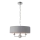 Endon 94394 - Pendel med kædeophæng HIGHCLERE 3xE14/40W/230V mørk/skinnende krom diameter 45 cm