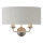 Endon 94403 - Væglampe HIGHCLERE 2xE14/40W/230V grå/mat krom
