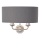 Endon 94406 - Væglampe HIGHCLERE 2xE14/40W/230V mørk/skinnende krom