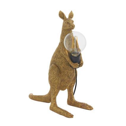 Endon 95075 - Bordlampe KANGAROO 1xE27/10W/230V guld