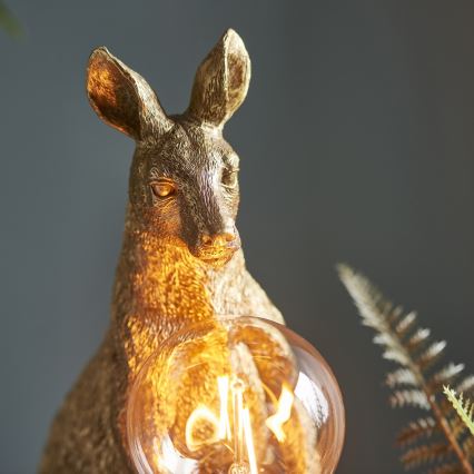 Endon 95075 - Bordlampe KANGAROO 1xE27/10W/230V guld
