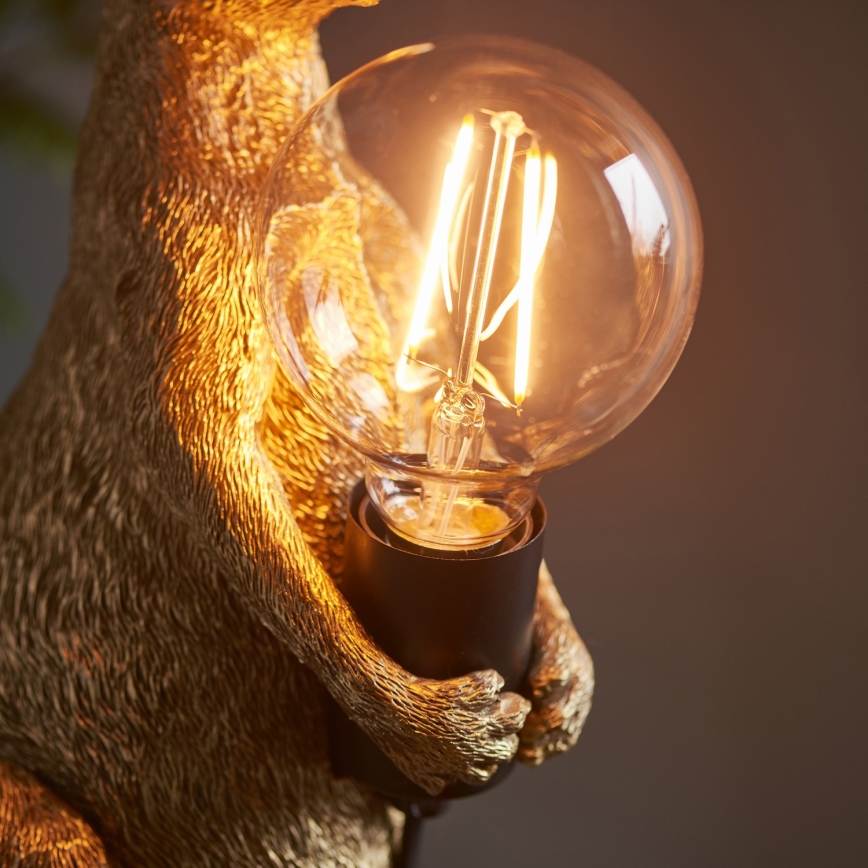 Endon 95075 - Bordlampe KANGAROO 1xE27/10W/230V guld