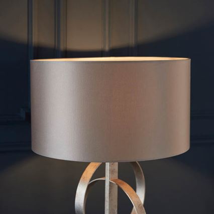 Endon 95217 - Bordlampe 1xE27/10W/230V grå/sort