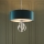Endon 95224 - Kædeophængt lysekrone 3xE27/10W/230V Ø 60 cm blå/grå