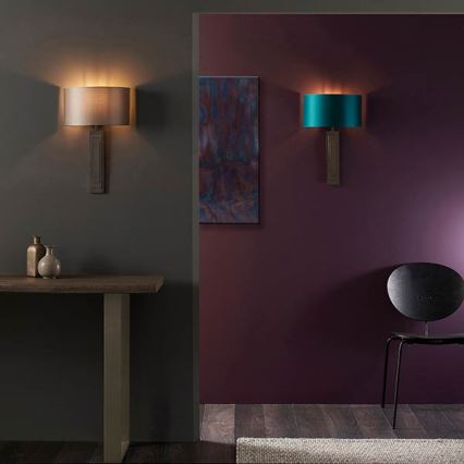 Endon 95271 - Væglampe CARLTON 1xE27/10W/230V bronze