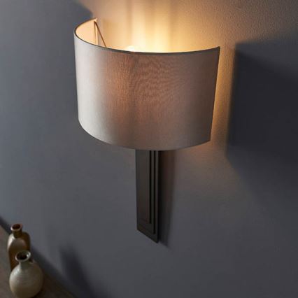 Endon 95271 - Væglampe CARLTON 1xE27/10W/230V bronze