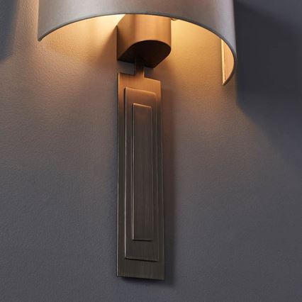Endon 95271 - Væglampe CARLTON 1xE27/10W/230V bronze