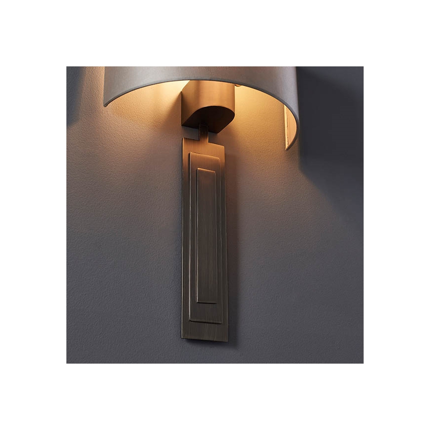 Endon 95271 - Væglampe CARLTON 1xE27/10W/230V bronze