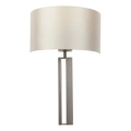 Endon 95449 - Væglampe 1xE27/10W/230V beige/mat krom
