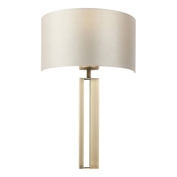 Endon 95452 - Væglampe 1xE27/10W/230V beige/guld