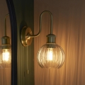 Endon 95507 - Væglampe til badeværelse KENDALL 1xE27/10W/230V IP44 messing