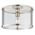 Endon 96150 - HOPTON loftlampe 1xE27/10W/230V, blank krom