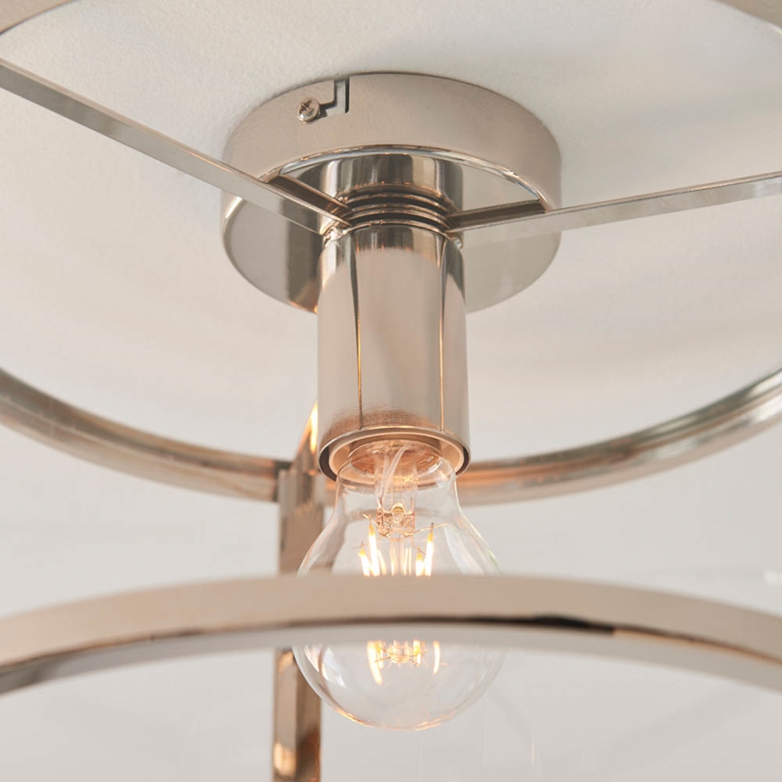 Endon 96150 - HOPTON loftlampe 1xE27/10W/230V, blank krom