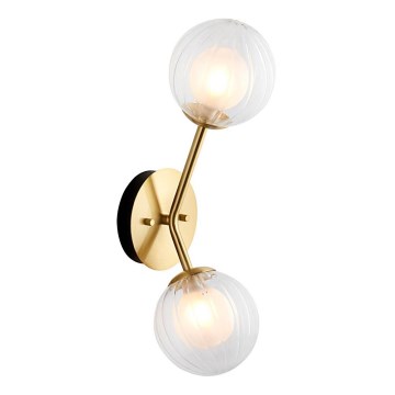 Endon 96691 - Væglampe NORTHWEST 2xG9/3W/230V guld