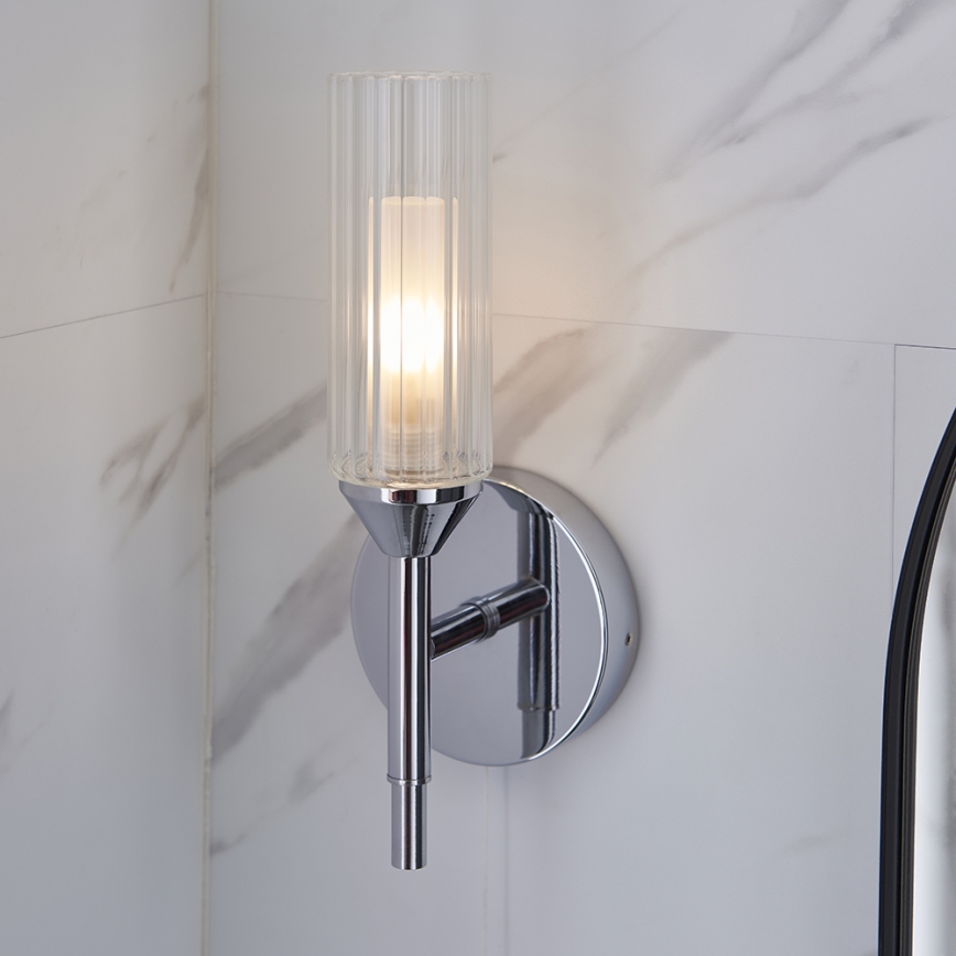 Endon 97171 - Væglampe til badeværelse NATORI 1xG9/3W/230V IP44 skinnende krom