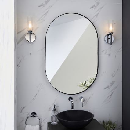 Endon 97171 - Væglampe til badeværelse NATORI 1xG9/3W/230V IP44 skinnende krom