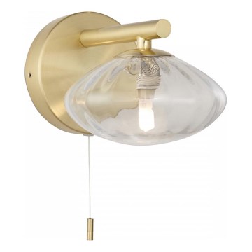 Endon 97182 - Væglampe til badeværelse MOBIAS 1xG9/3W/230V IP44 messing
