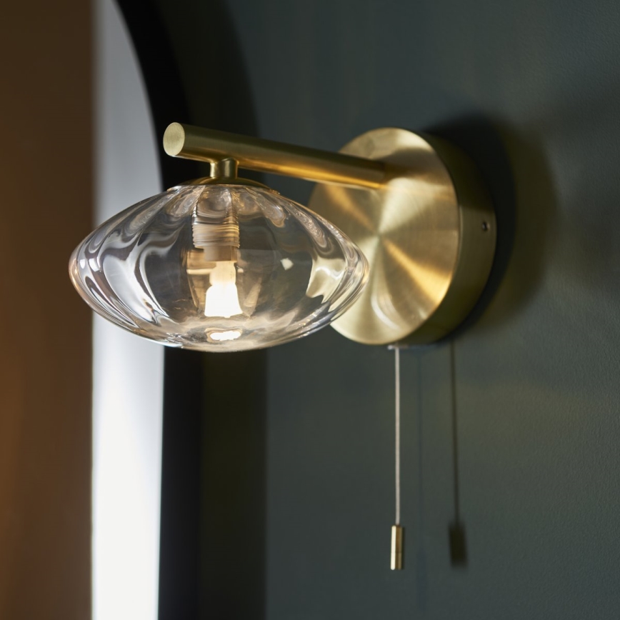 Endon 97182 - Væglampe til badeværelse MOBIAS 1xG9/3W/230V IP44 messing