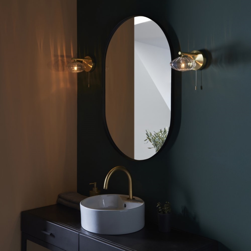 Endon 97182 - Væglampe til badeværelse MOBIAS 1xG9/3W/230V IP44 messing