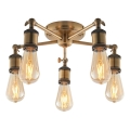 Endon 97244 - Spotlampe HAL 5xE27/10W/230V messing