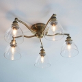 Endon 97248 - Spotlampe HANSEN 5xE14/7W/230V messing