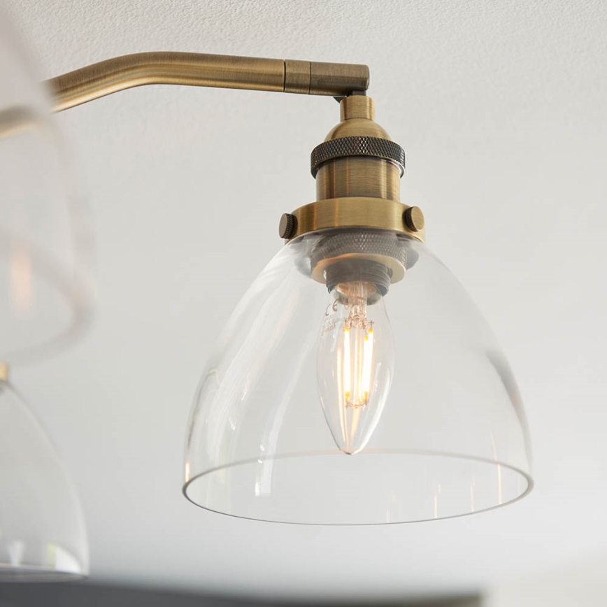 Endon 97248 - Spotlampe HANSEN 5xE14/7W/230V messing