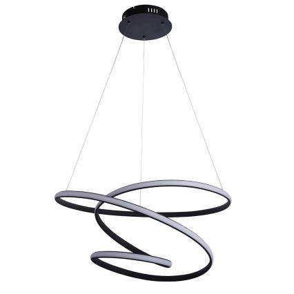 Endon 97632 - DUNE LED-pendel med wireophæng LED/47,5W/230V 3000K sort