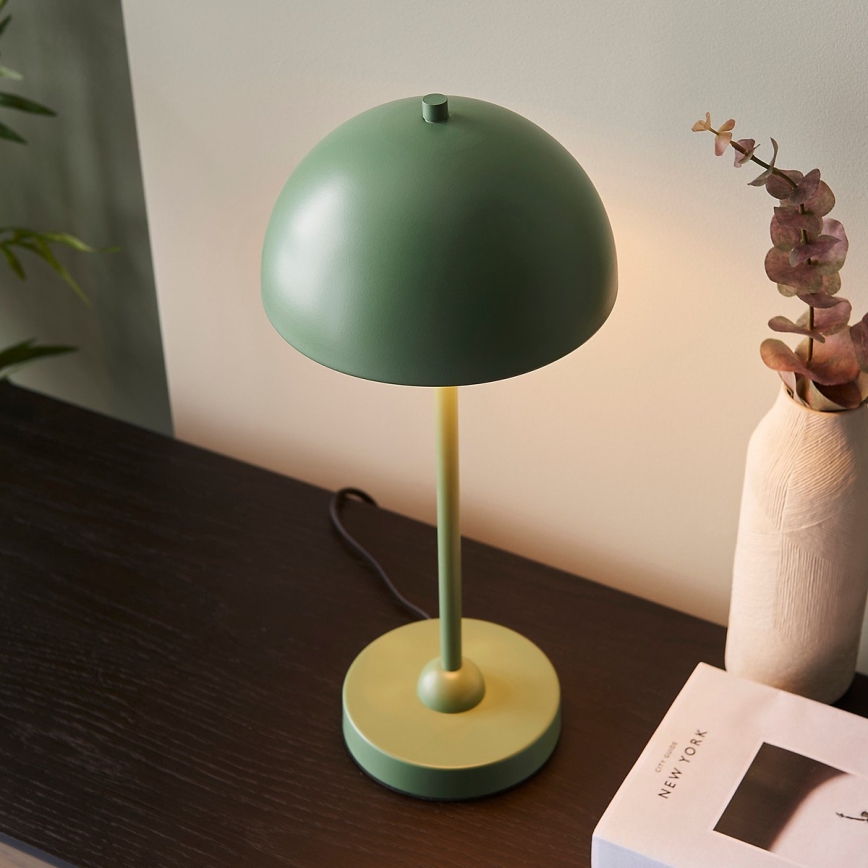 Endon 98495 - Bordlampe SAROMA 1xE14/7W/230V grøn