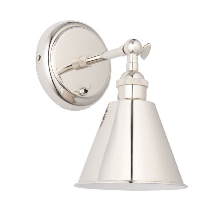 Endon 98716 - Væghængt spotlampe HALLE 1xE14/40W/230V poleret krom
