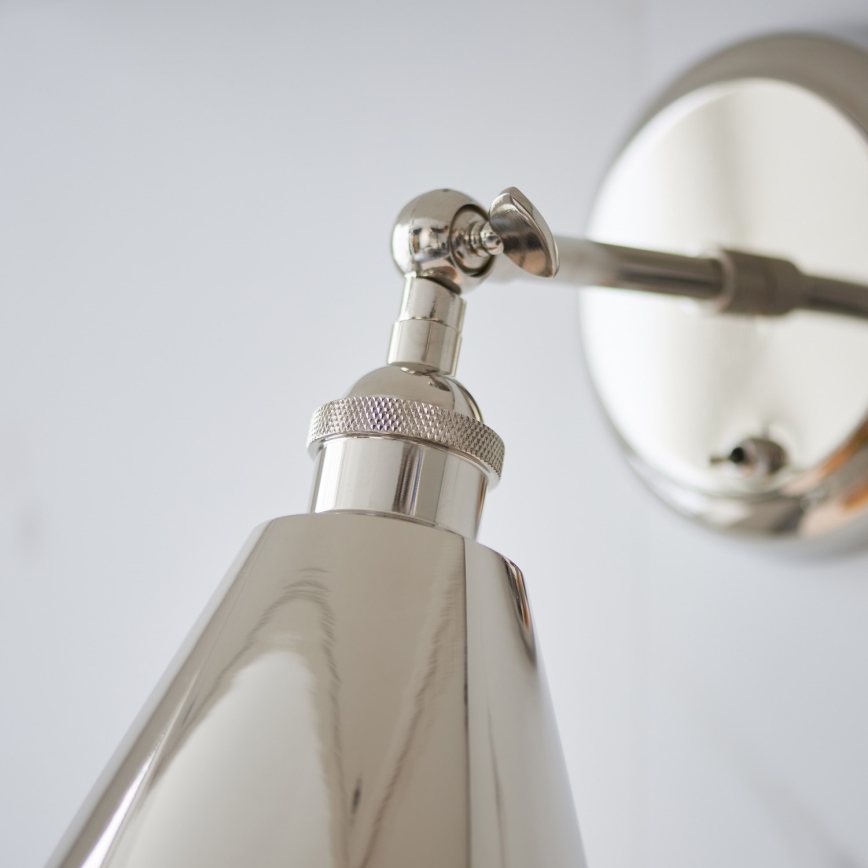Endon 98716 - Væghængt spotlampe HALLE 1xE14/40W/230V poleret krom