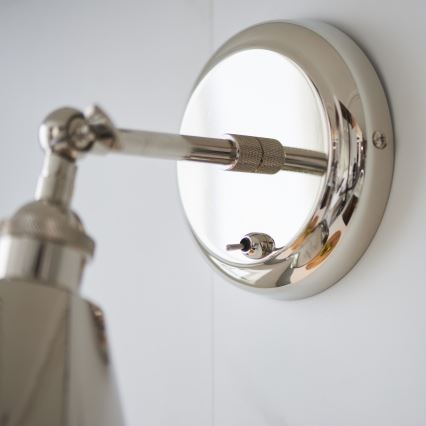 Endon 98716 - Væghængt spotlampe HALLE 1xE14/40W/230V poleret krom