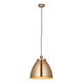 Endon 98744 - Pendel på ledning FRANKLIN 1xE27/10W/230V messing