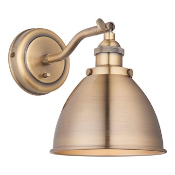 Endon 98746 - Vægspot FRANKLIN 1xE14/7W/230V messing
