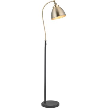 Endon 98748 - Gulvlampe FRANKLIN 1xE27/10W/230V messing/sort