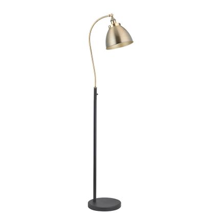 Endon 98748 - Gulvlampe FRANKLIN 1xE27/10W/230V messing/sort