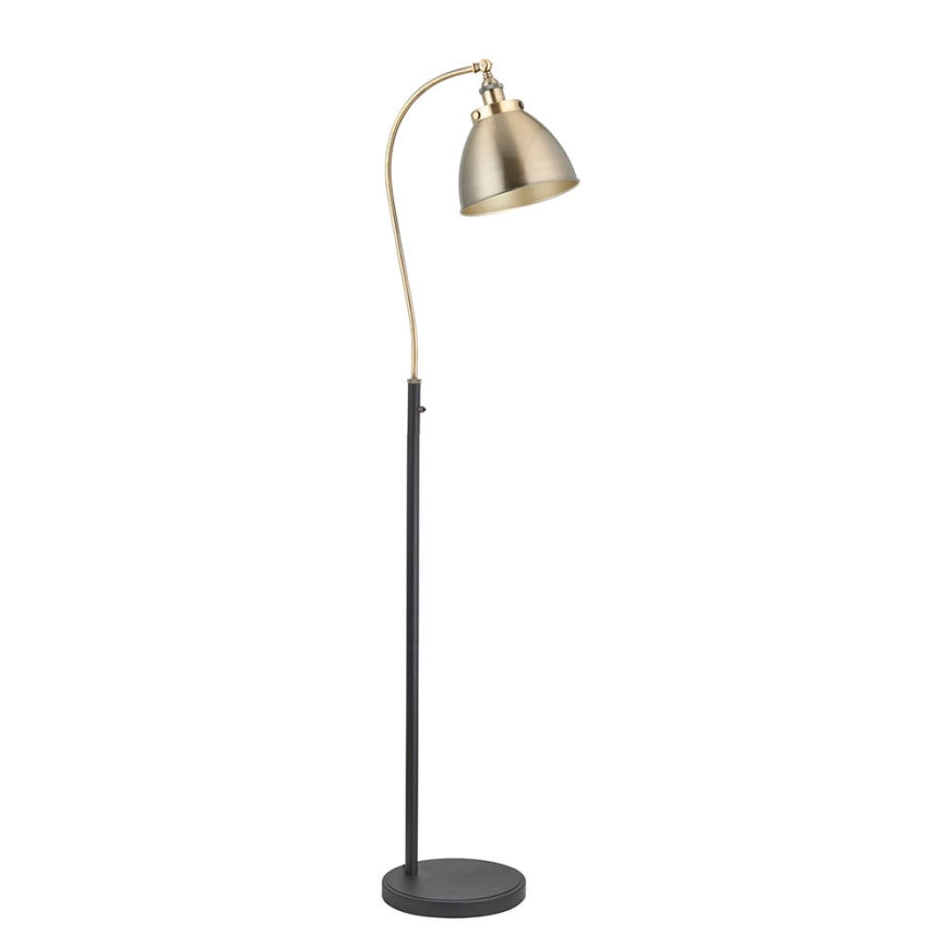 Endon 98748 - Gulvlampe FRANKLIN 1xE27/10W/230V messing/sort