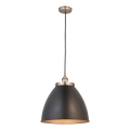 Endon 98749 - Loftpendel med wireophæng FRANKLIN 1xE27/10W/230V sort/messing
