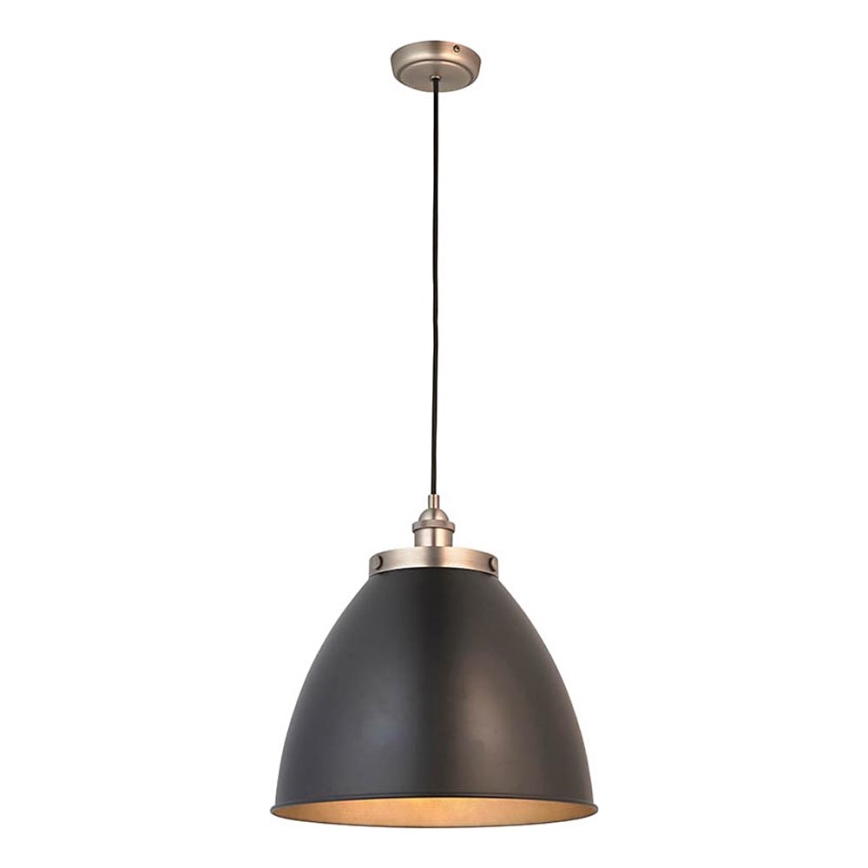 Endon 98749 - Loftpendel med wireophæng FRANKLIN 1xE27/10W/230V sort/messing