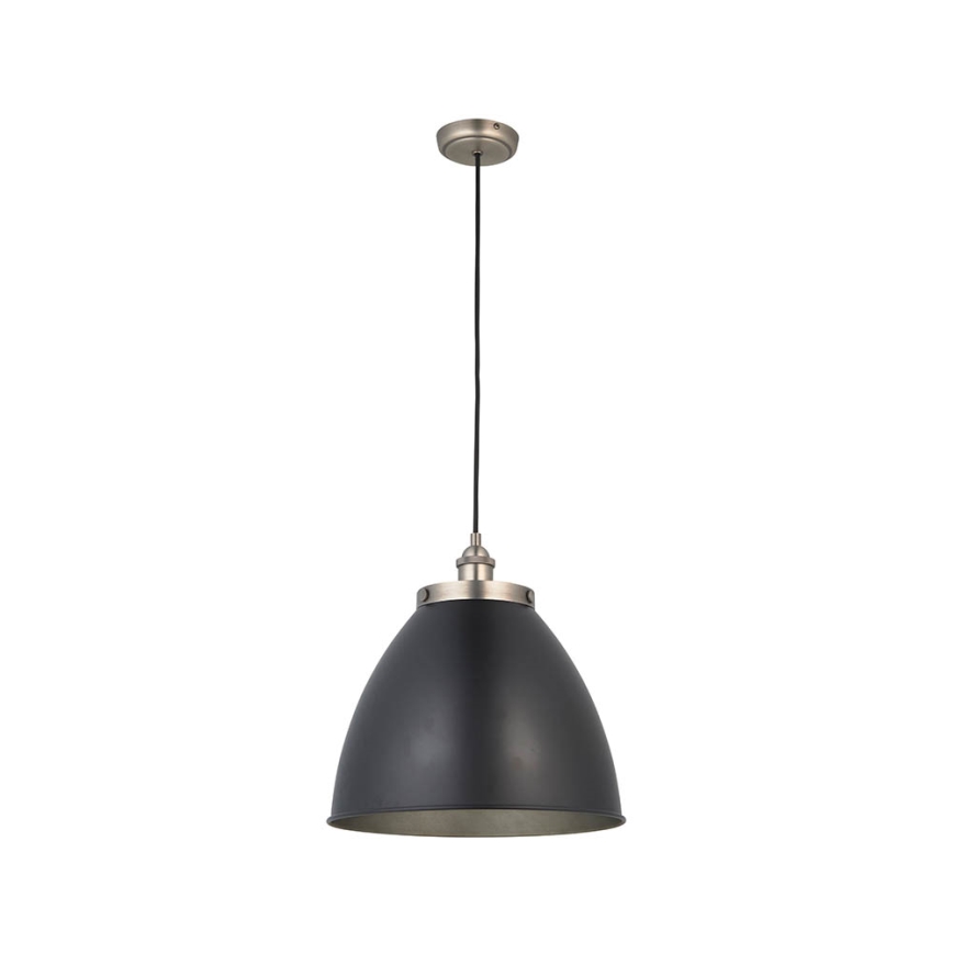 Endon 98749 - Loftpendel med wireophæng FRANKLIN 1xE27/10W/230V sort/messing
