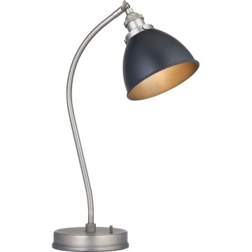 Endon 98752 - Bordlampe FRANKLIN 1xE14/7W/230V mat krom/antracit