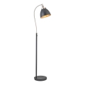 Endon 98753 - Gulvlampe FRANKLIN 1xE27/10W/230V mat krom/antracit