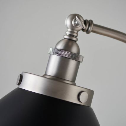 Endon 98753 - Gulvlampe FRANKLIN 1xE27/10W/230V mat krom/antracit