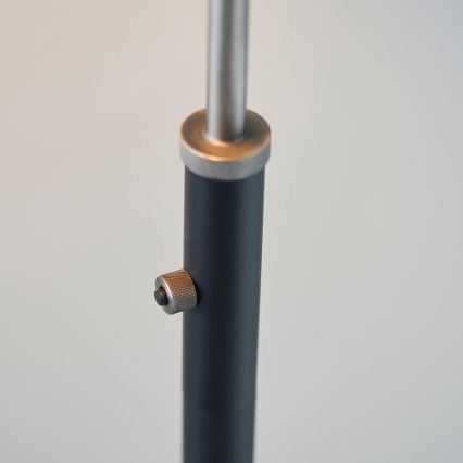 Endon 98753 - Gulvlampe FRANKLIN 1xE27/10W/230V mat krom/antracit