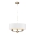 Endon 98934 - Pendel med kædeophæng HIGHCLERE 3xE14/40W/230V hvid/messing