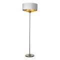 Endon 98935 - Gulvlampe HIGHCLERE 3xE14/40W/230V hvid/messing diameter 47 cm